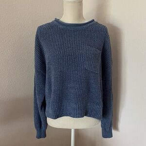 GAP TALL Blue Thick Cotton Sweater Small Tall